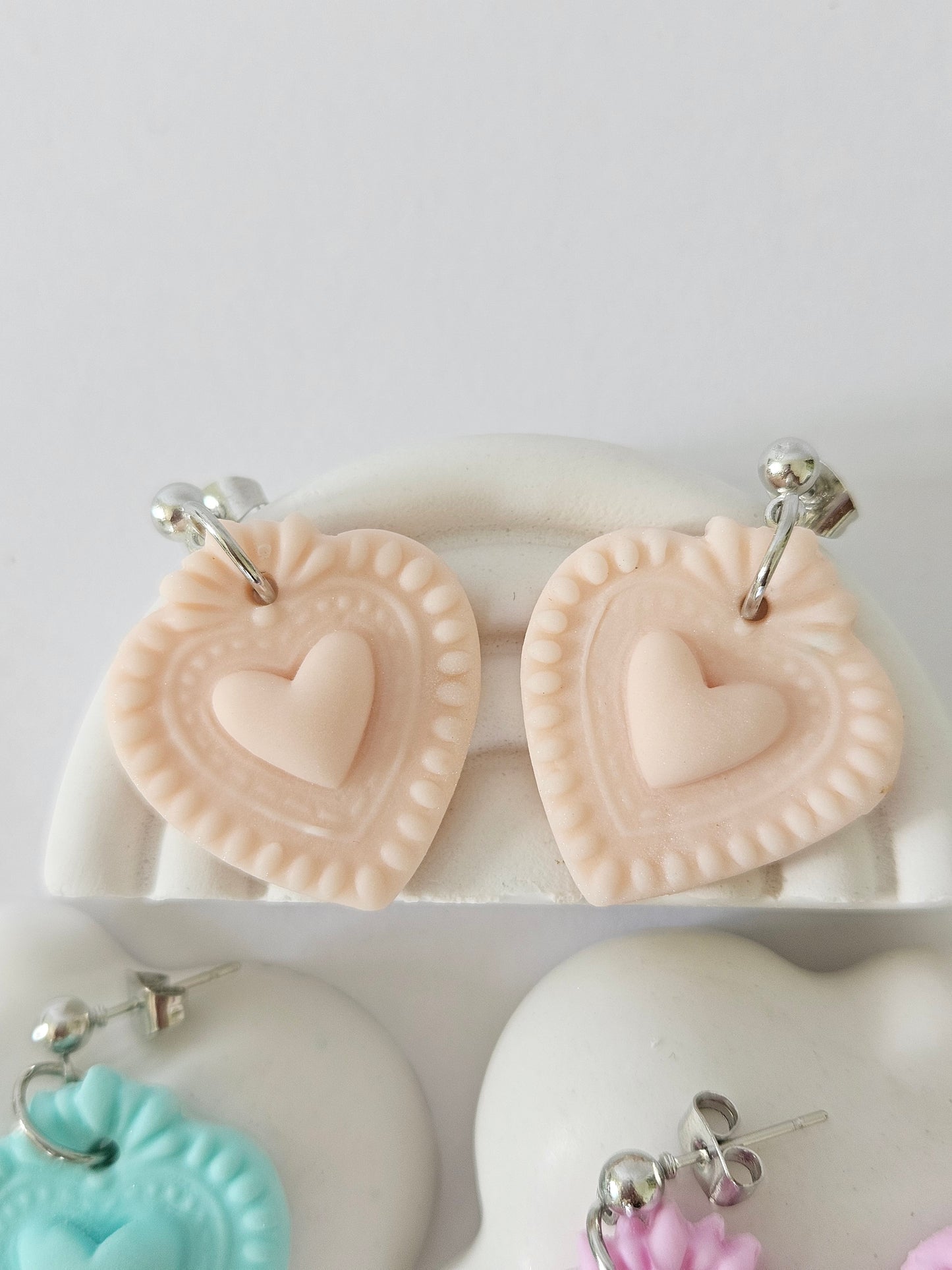 Orecchini cuore sacro