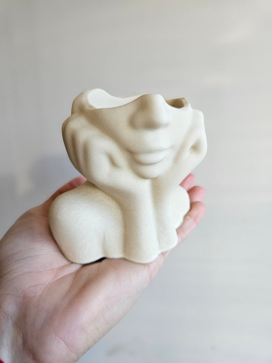 Vaso Jesmonite "Lei"